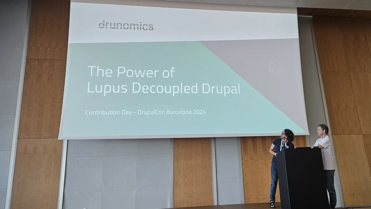 DrupalCon Barcelona 2024 Contribution Day drunomics image 1