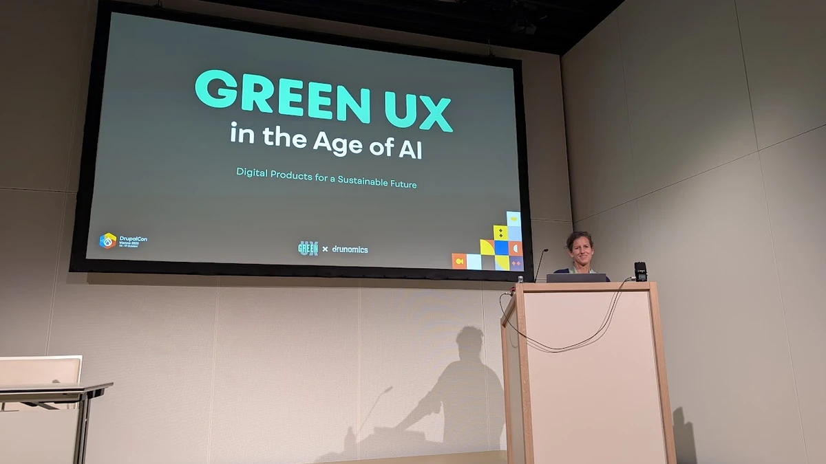 Preentation: Green UX talk by Petra Morawa-Zechner