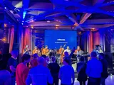 The band plays at the Splash Awards: Germany & Austria in Vienna in 2025