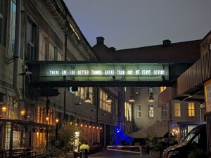 Alte Münze - "There are far better things ahead than any we leave behind"