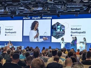 Sinduri Guntupalli recognized in the Build Category at DrupalCon Vienna 2025 for her dedication to community organizing, advocacy, and open source work.