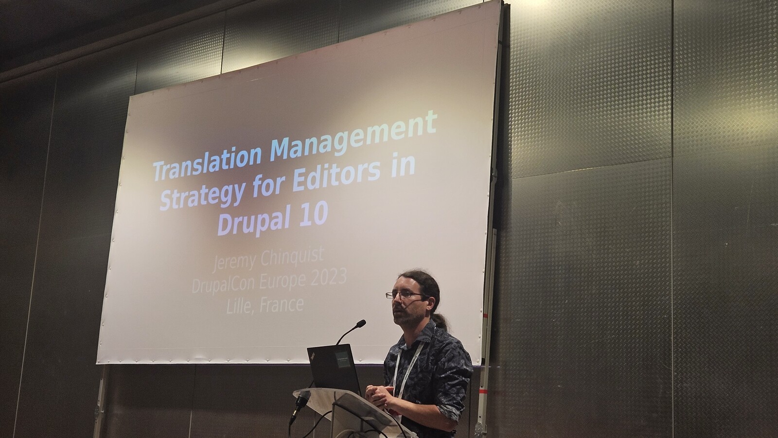 drupalcon session by jeremy on translation management 