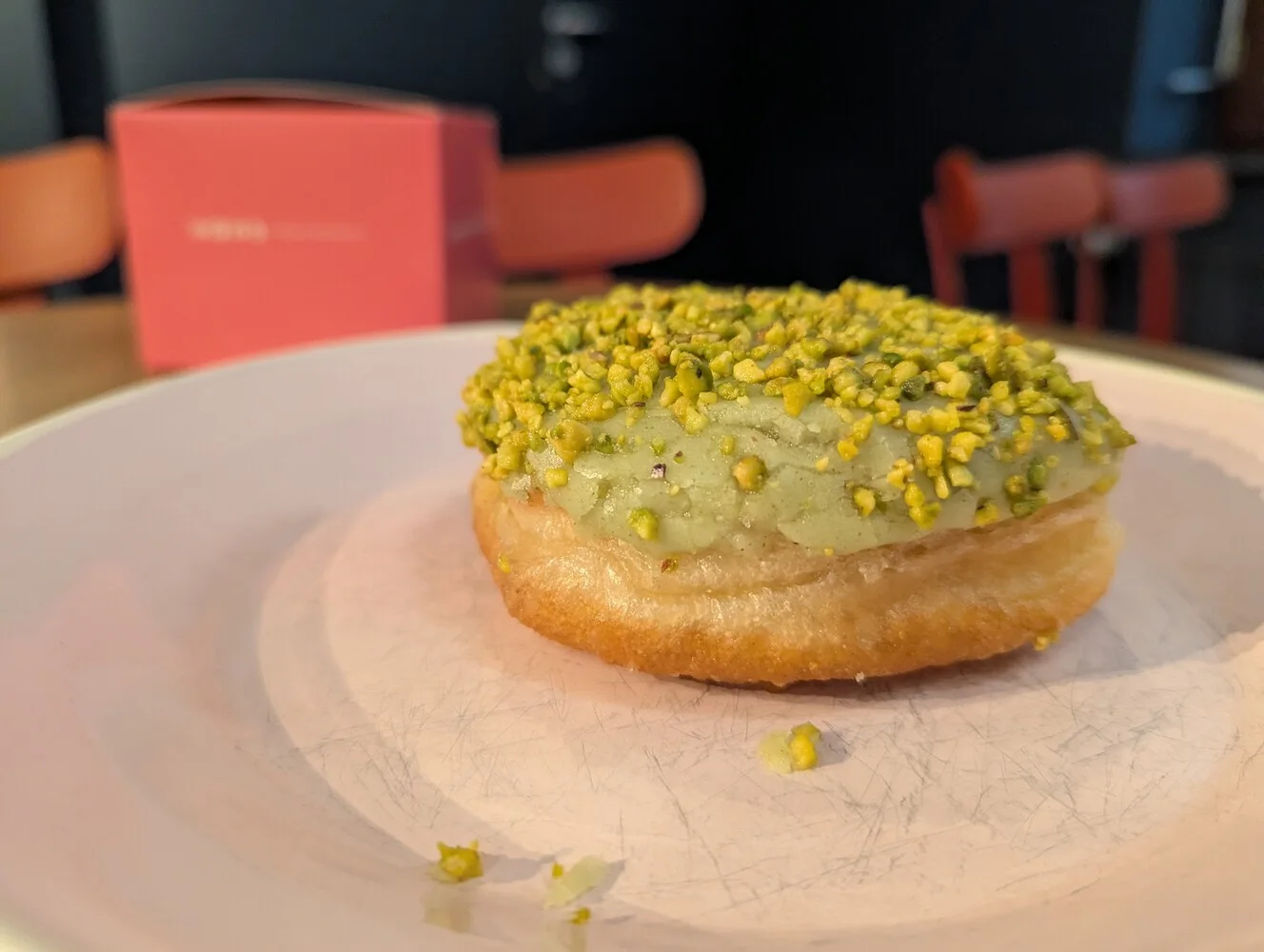 Ein Pistaziendonut von Brammibals